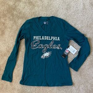 Philadelphia Eagles Long Sleeve V-Neck Shirt